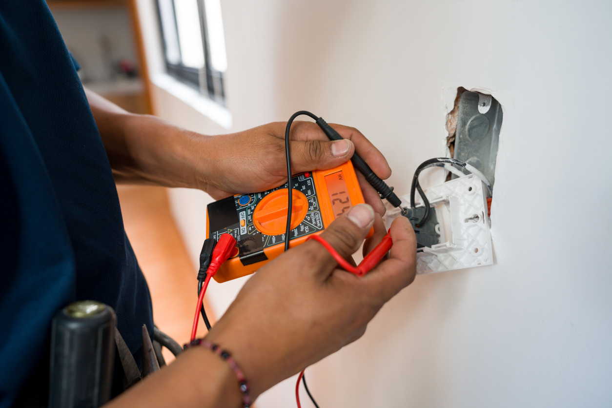 Local electrician providing electrical services.