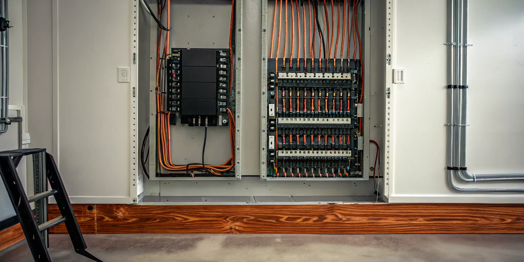 200-amp-panel-upgrade-cost-what-youre-paying-for-769937 Newly installed 200 amp electrical panel, a major factor in the total upgrade cost.