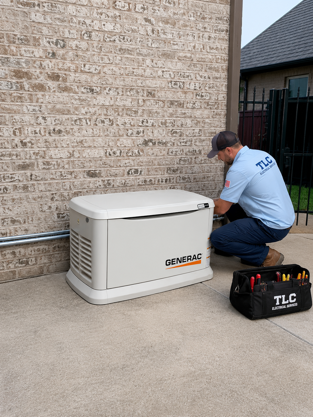 8FB234BA-E42B-4904-A22E-74E734BC7D29 TLC Electrical Generac Backup Generator Installation Services