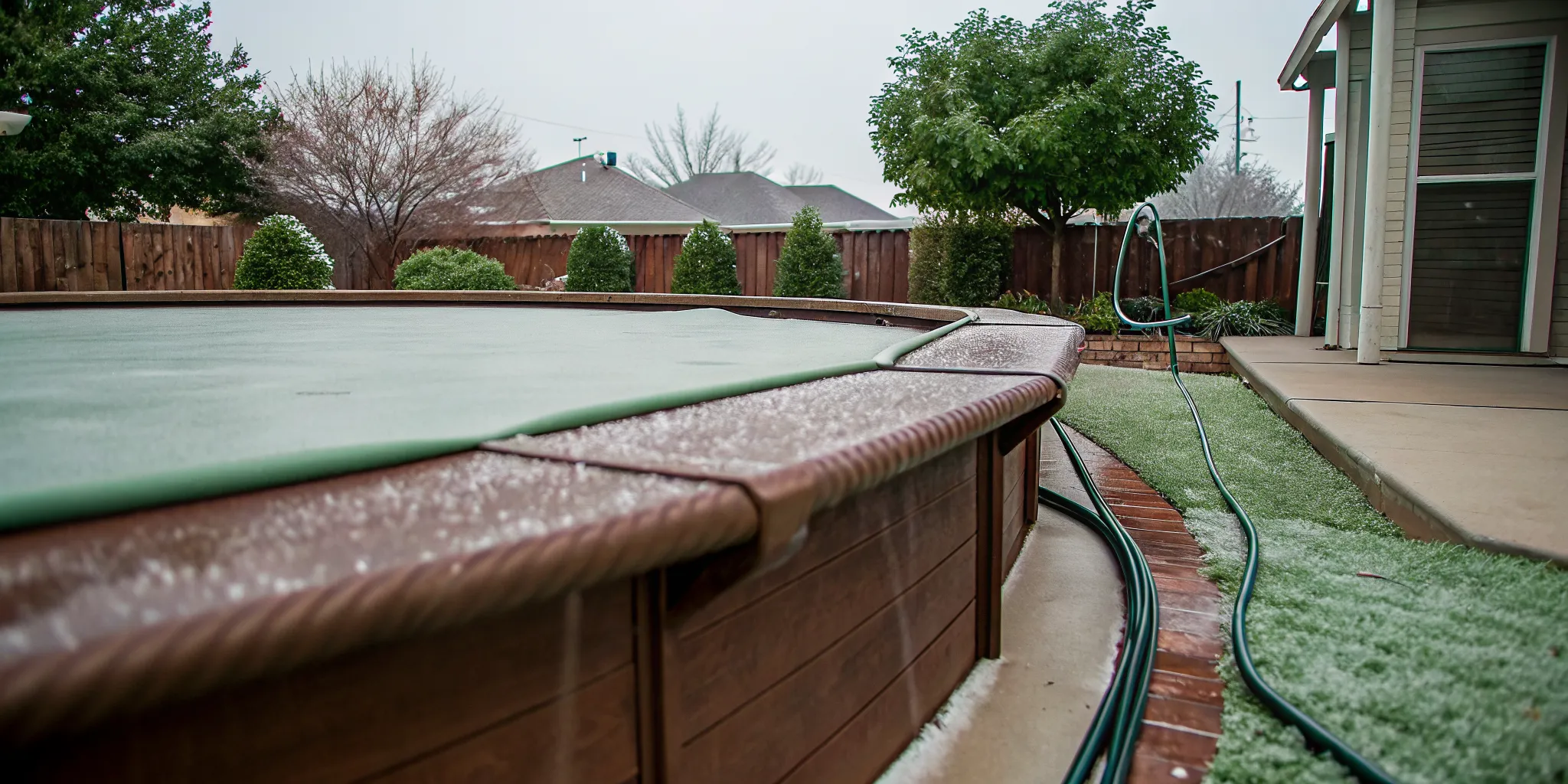 pool-freeze-guard-protection-texas-dfw-winter-guide-714236 Frost-covered North Texas pool equipment with freeze guard controls